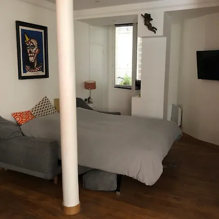 Grand Studio Atypique 45 M2 ,paris 10 Eme